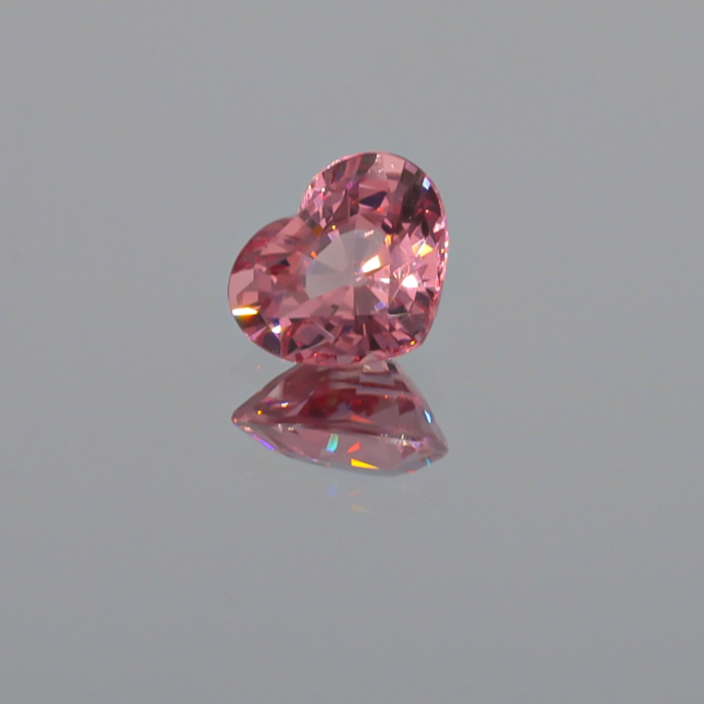 Natural Heart Peach Garnet 5.27 Carats