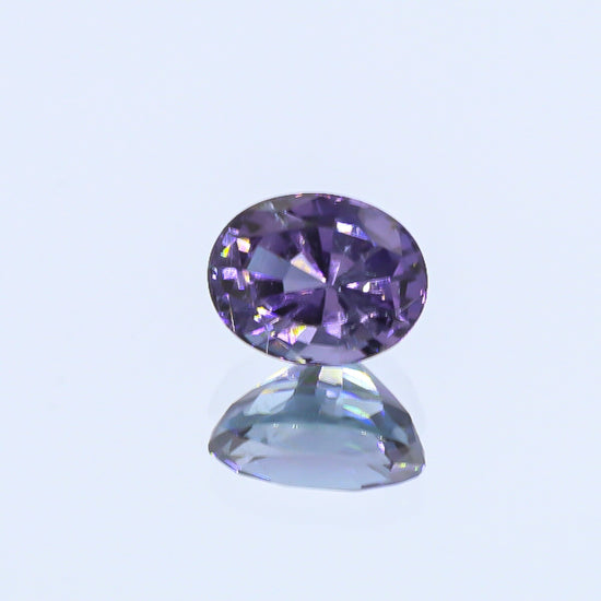 Natural Copper Bearing Tourmaline Purple Changing to Grayish Blue 6.07 Carats With GIA Report