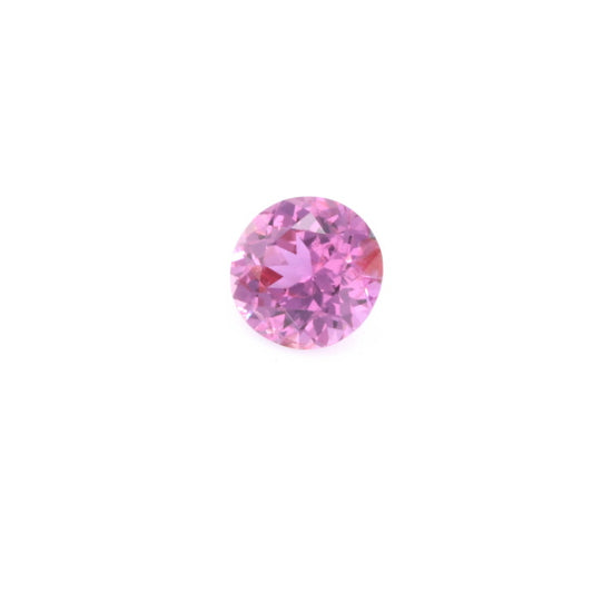 Natural Heated Pink Sapphire Purplish Pink Color Round Shape 1.74 Carats With GIA Report