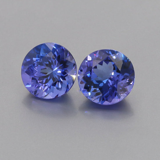 Natural Tanzanite Pair 10.97 Total Carats