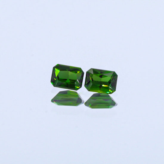Natural Chrome Tourmaline Pair 2.39 Carats