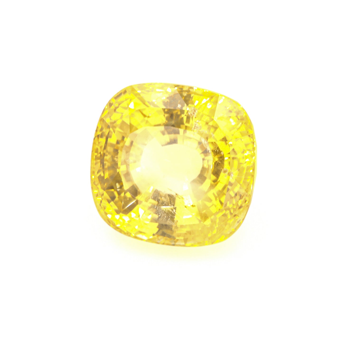 Natural Unheated Ceylon Yellow Sapphire Cushion Shape 59.81ct With GIA Report