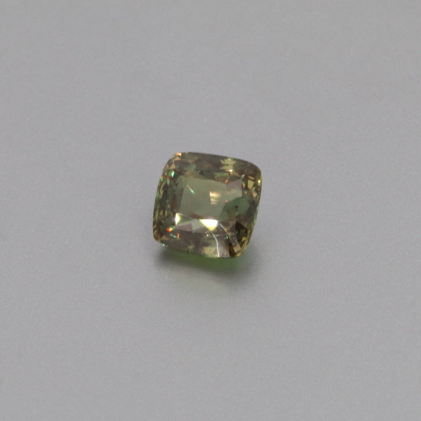 Natural Alexandrite Yellow Greenish Changing to Brownish Purple Cushion Shape 3.05ct With GIA Report