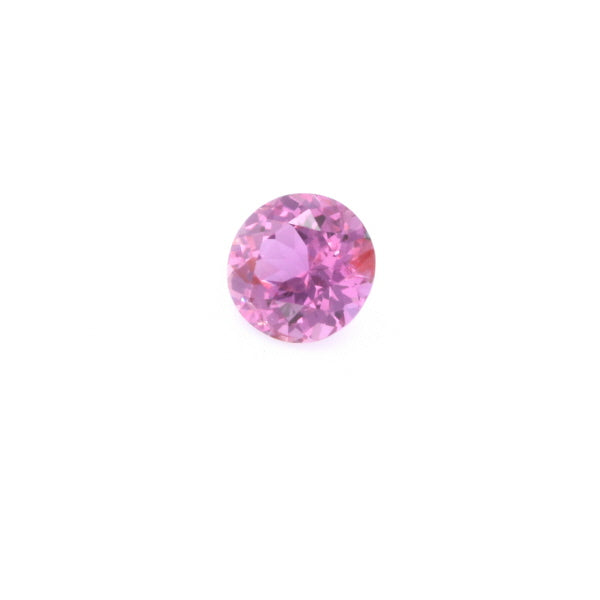 Natural Heated Pink Sapphire Purplish Pink Color Round Shape 1.74 Carats With GIA Report