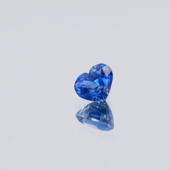 Natural Unheated Blue Sapphire Heart Shape 4.34 Carats With GIA Report