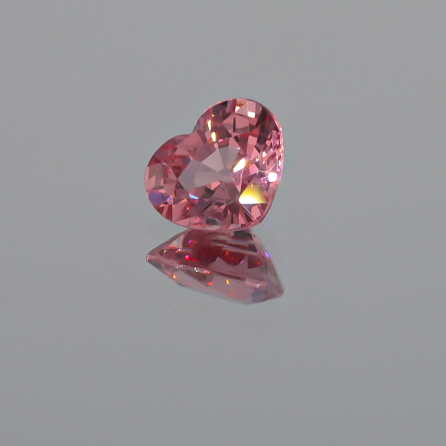 Natural Heart Peach Garnet 5.27 Carats