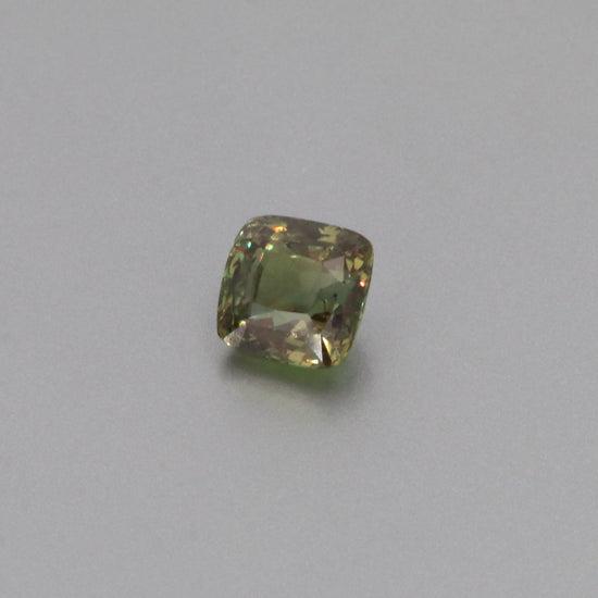 Natural Alexandrite Yellow Greenish Changing to Brownish Purple Cushion Shape 3.05ct With GIA Report