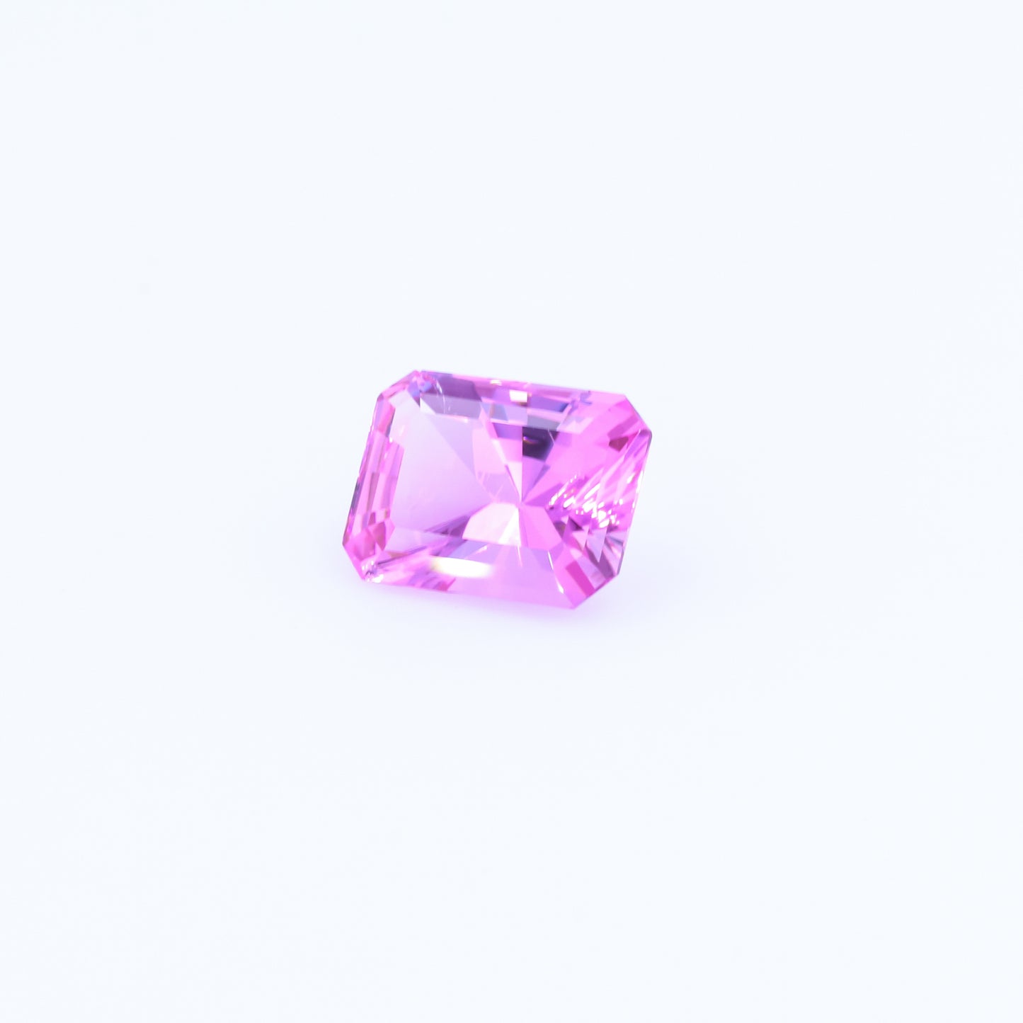 Natural Unheated Purplish Pink Topaz Octagonal Shape 6.19 Carats With GIA Report