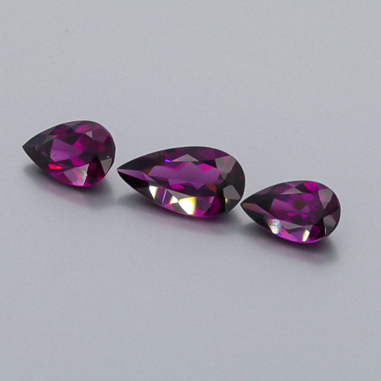 Natural Purple Garnet Set 14.20 Total Carat