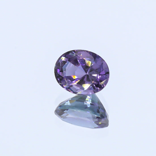 Natural Copper Bearing Tourmaline Purple Changing to Grayish Blue 6.07 Carats With GIA Report