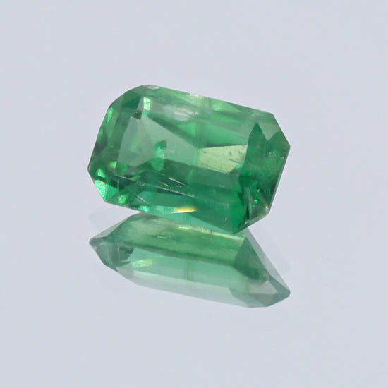 Natural Unheated Rare Green Kyanite Emerald Shape 10.98 Carats With GRS Report