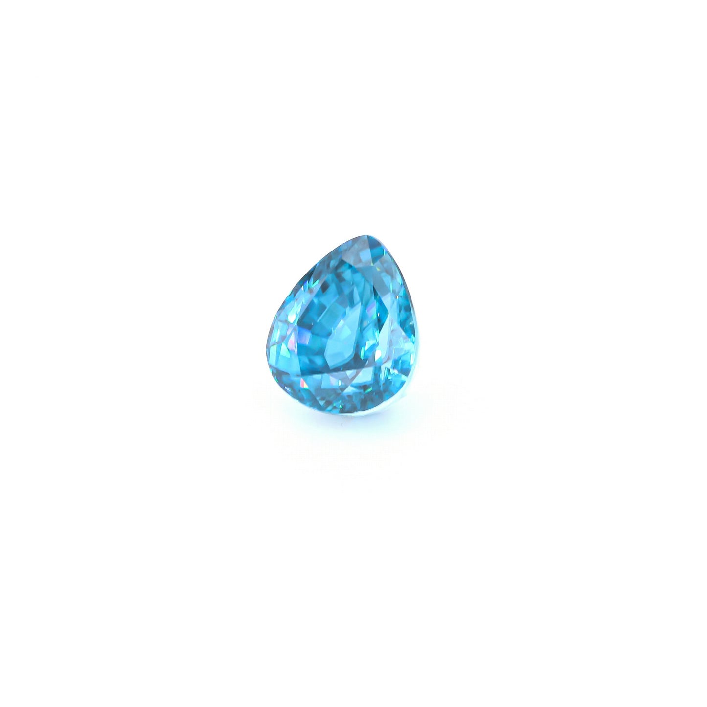 Natural Blue Zircon Pear Shape 13.49 Carats