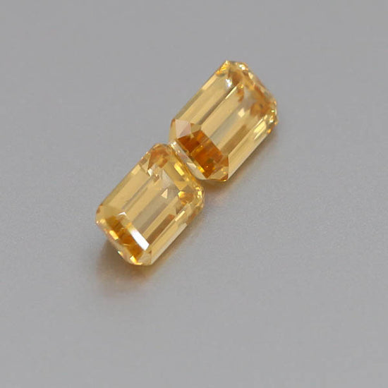 Natural Canary Garnet Pair 5.87 Total Carats