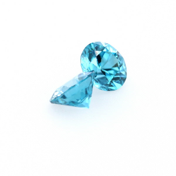 Natural Zircon Blue Color Round Shape 5.60ct
