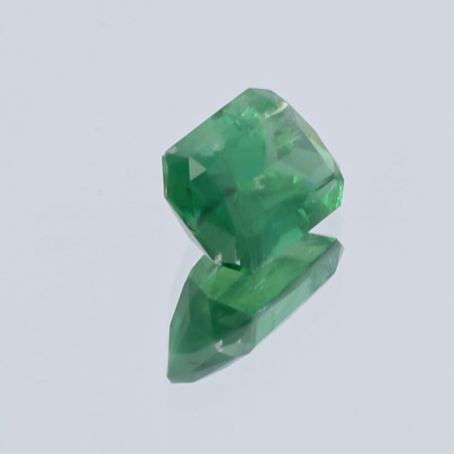 Natural Unheated Rare Green Kyanite Emerald Shape 10.98 Carats With GRS Report