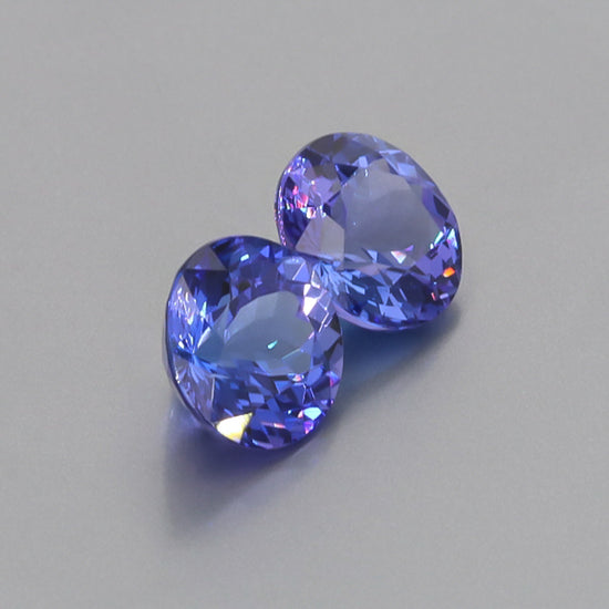 Natural Tanzanite Pair 10.97 Total Carats