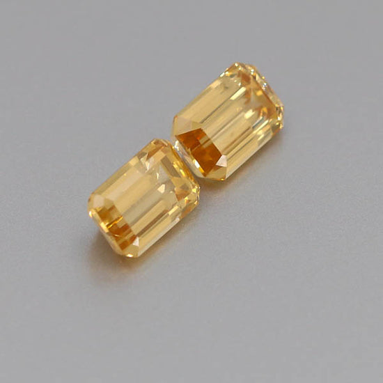 Natural Canary Garnet Pair 5.87 Total Carats