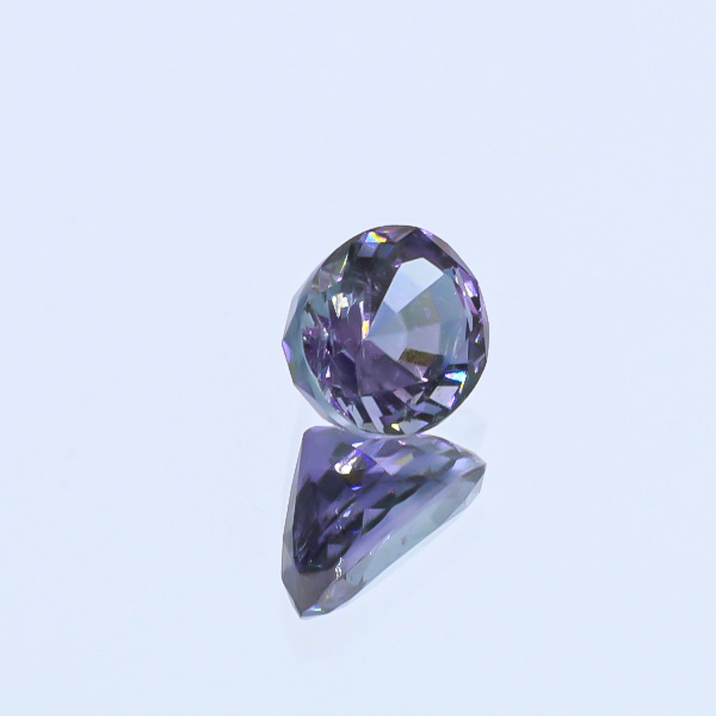 Natural Copper Bearing Tourmaline Purple Changing to Grayish Blue 6.07 Carats With GIA Report