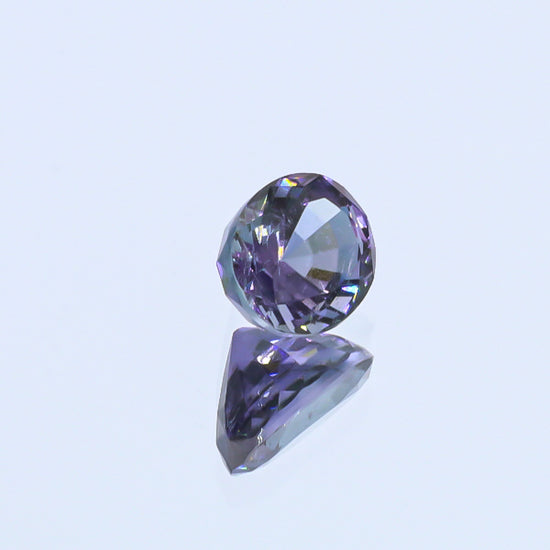 Natural Copper Bearing Tourmaline Purple Changing to Grayish Blue 6.07 Carats With GIA Report