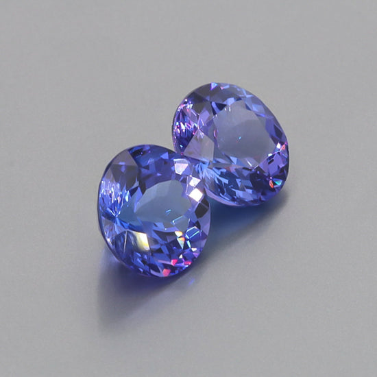 Natural Tanzanite Pair 10.97 Total Carats