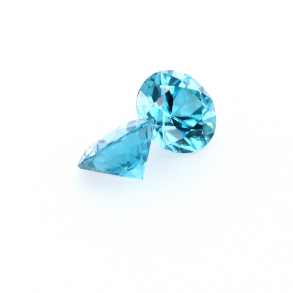 Natural Zircon Blue Color Round Shape 5.60ct