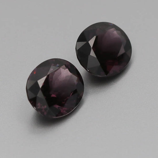 Natural Purple Spinel Pair 10.63 Total Carats