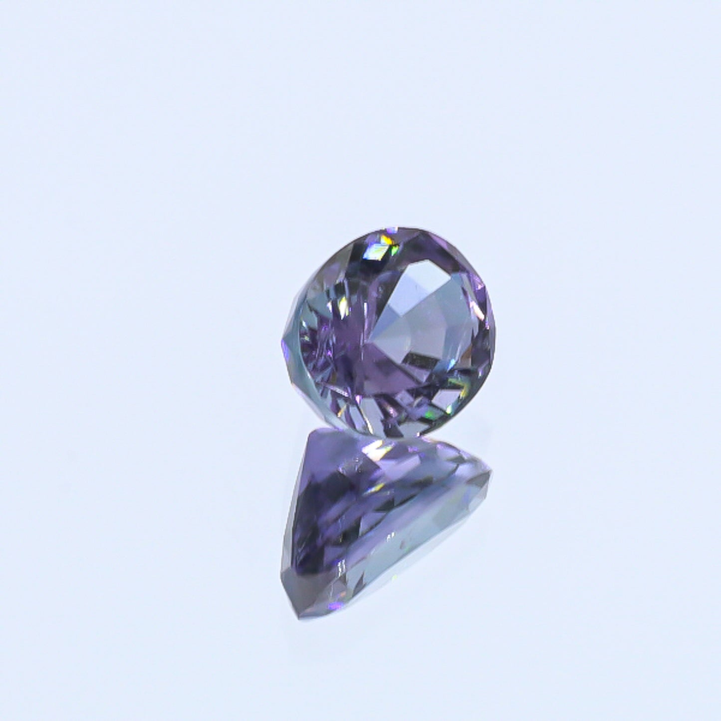 Natural Copper Bearing Tourmaline Purple Changing to Grayish Blue 6.07 Carats With GIA Report