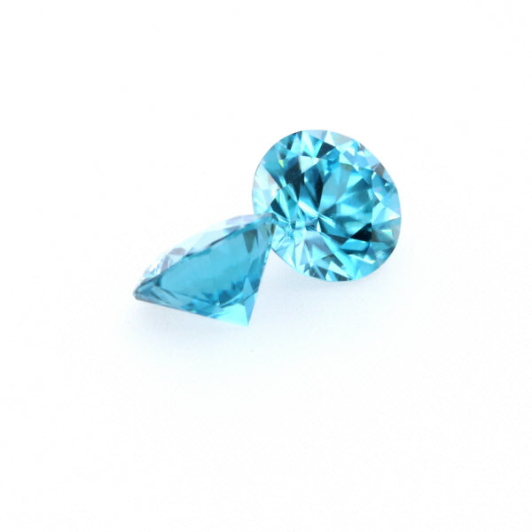 Natural Zircon Blue Color Round Shape 5.60ct
