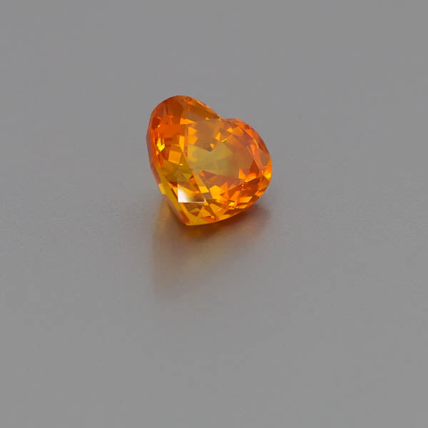 Natural Orange Sapphire 9.56 Carats With GIA Report