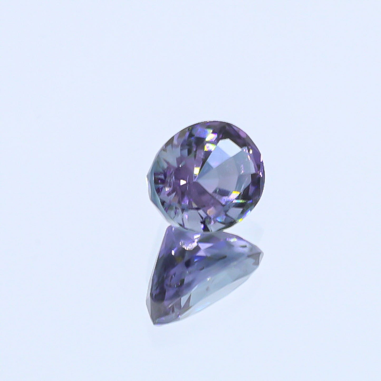 Natural Copper Bearing Tourmaline Purple Changing to Grayish Blue 6.07 Carats With GIA Report