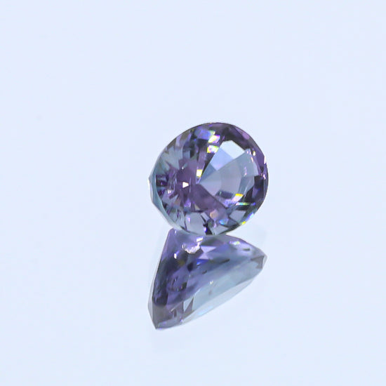 Natural Copper Bearing Tourmaline Purple Changing to Grayish Blue 6.07 Carats With GIA Report