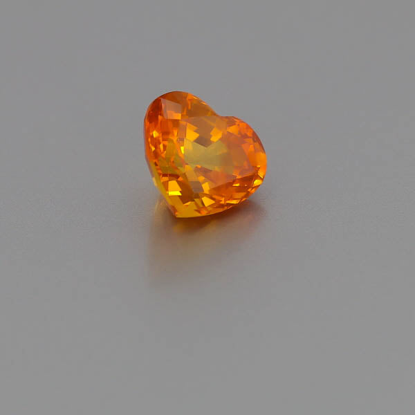 Natural Orange Sapphire 9.56 Carats With GIA Report