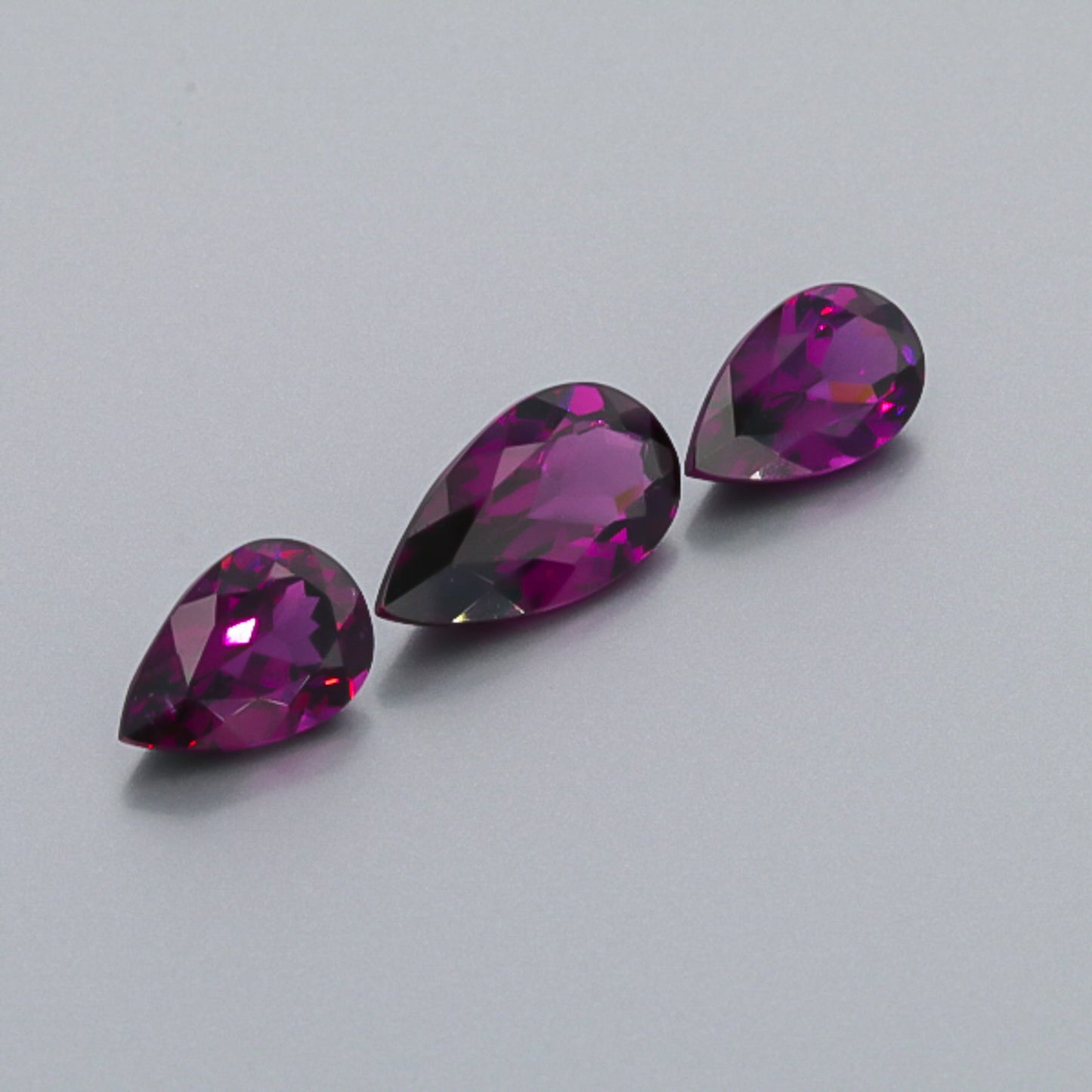 Natural Purple Garnet Set 14.20 Total Carat