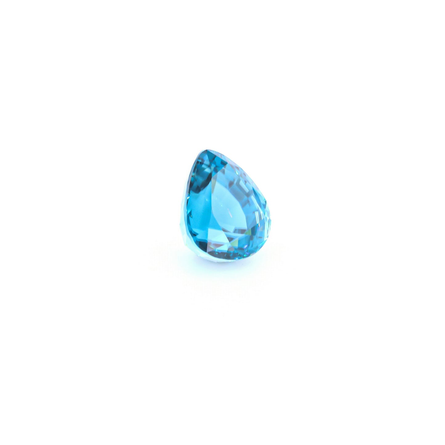 Natural Blue Zircon Pear Shape 13.49 Carats