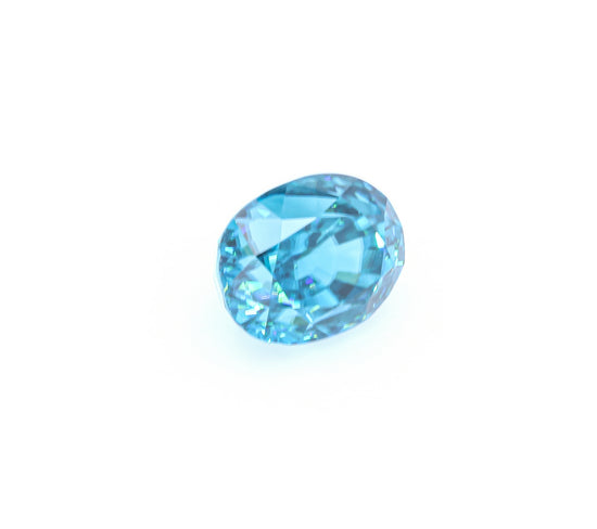 Natural Blue Zircon Oval Shape 17.33 Carats