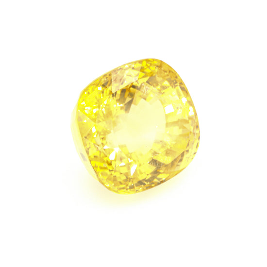 Natural Unheated Ceylon Yellow Sapphire Cushion Shape 59.81ct With GIA Report
