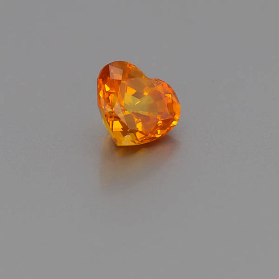 Natural Orange Sapphire 9.56 Carats With GIA Report