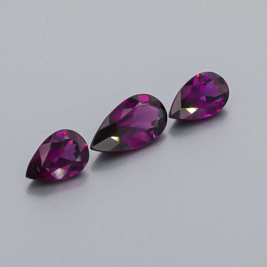 Natural Purple Garnet Set 14.20 Total Carat
