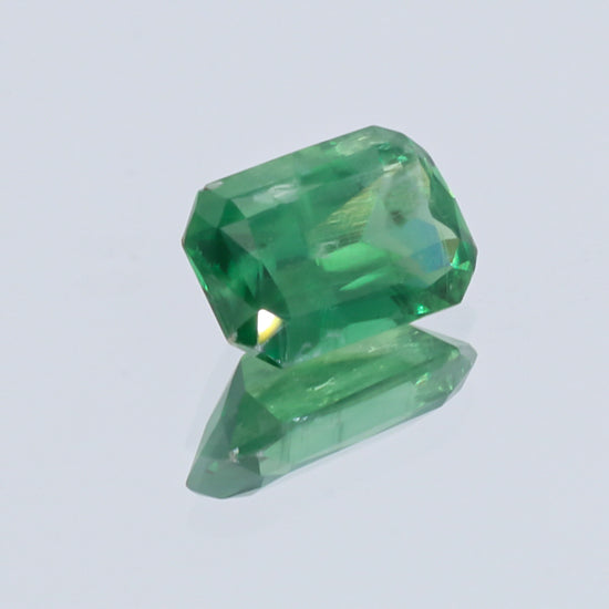 Natural Unheated Rare Green Kyanite Emerald Shape 10.98 Carats With GRS Report