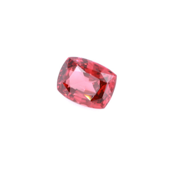 Natural Unheated Orange Spinel Orange Red Color Cushion Shape 8.39ct With GIA Report