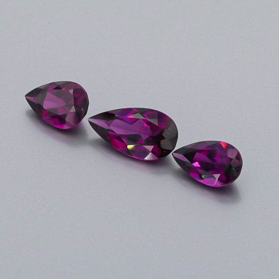 Natural Purple Garnet Set 14.20 Total Carat