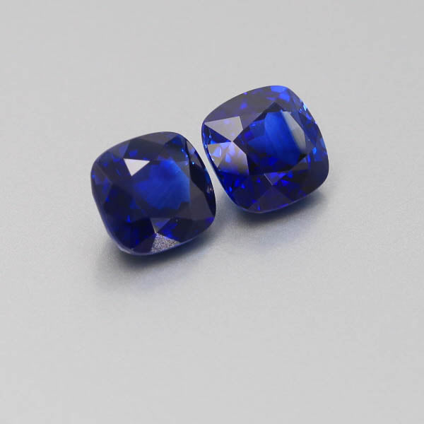 Natural Vivid Blue Sapphire Pair 10.50 Carats GRS Report Pending