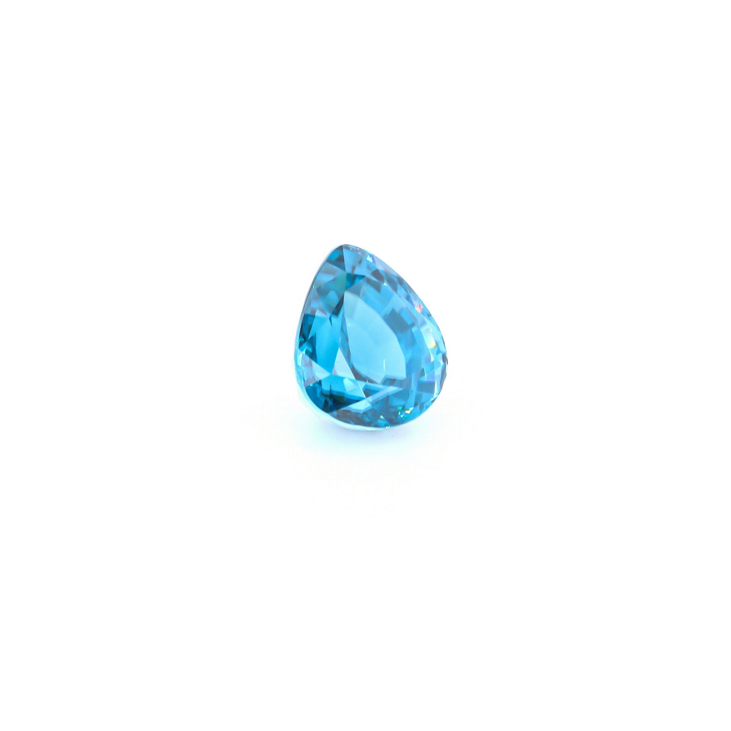 Natural Blue Zircon Pear Shape 13.49 Carats