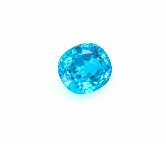 Natural Blue Zircon Oval Shape 17.20 Carats
