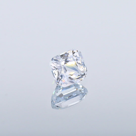Natural Unheated White Sapphire Square Shape 3.09 Carat With GIA Report