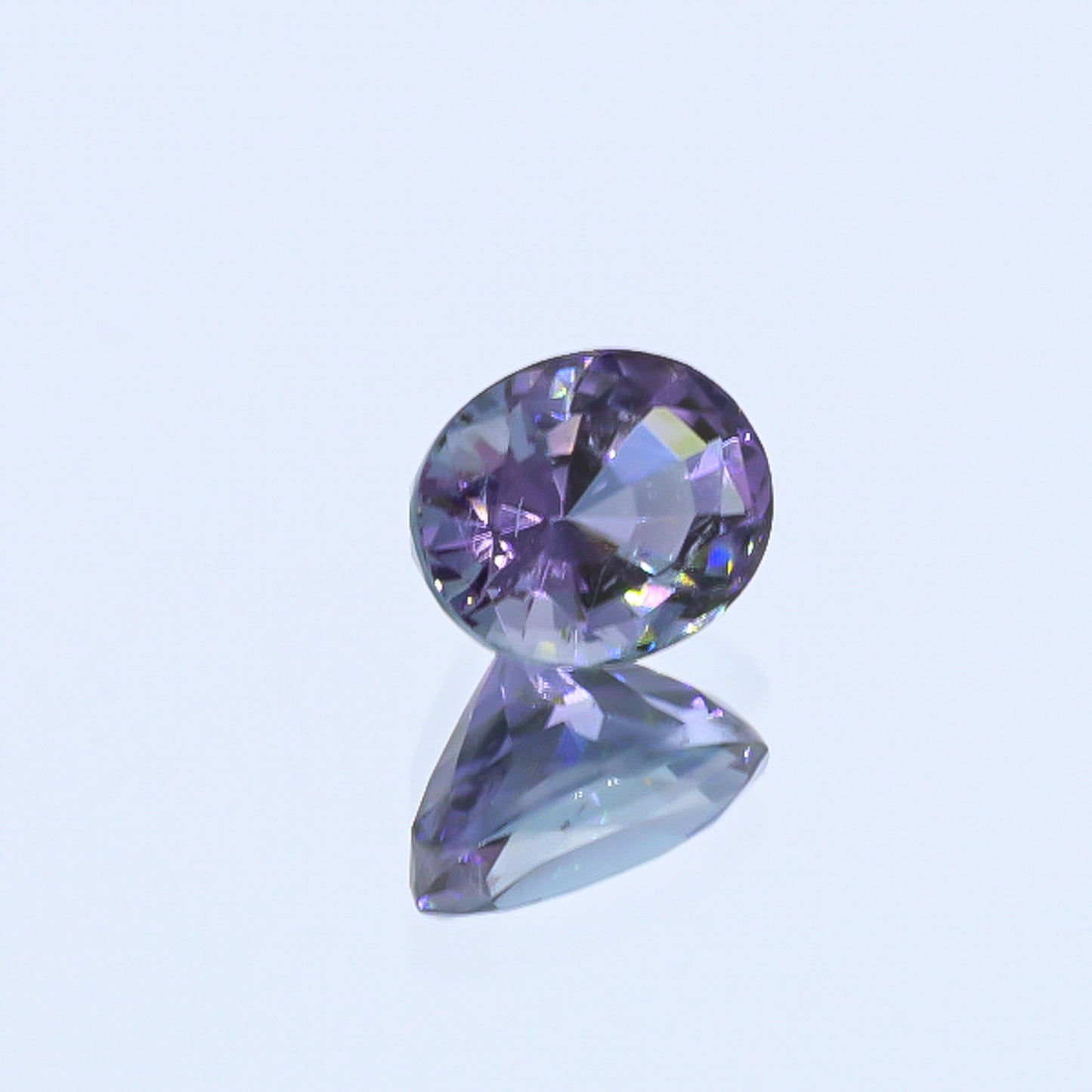 Natural Copper Bearing Tourmaline Purple Changing to Grayish Blue 6.07 Carats With GIA Report