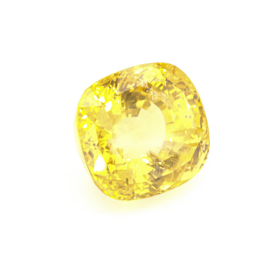 Natural Unheated Ceylon Yellow Sapphire Cushion Shape 59.81ct With GIA Report