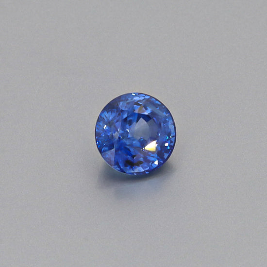 Natural Heated Blue Sapphire Round Shape 5.04 Carats With GIA Report