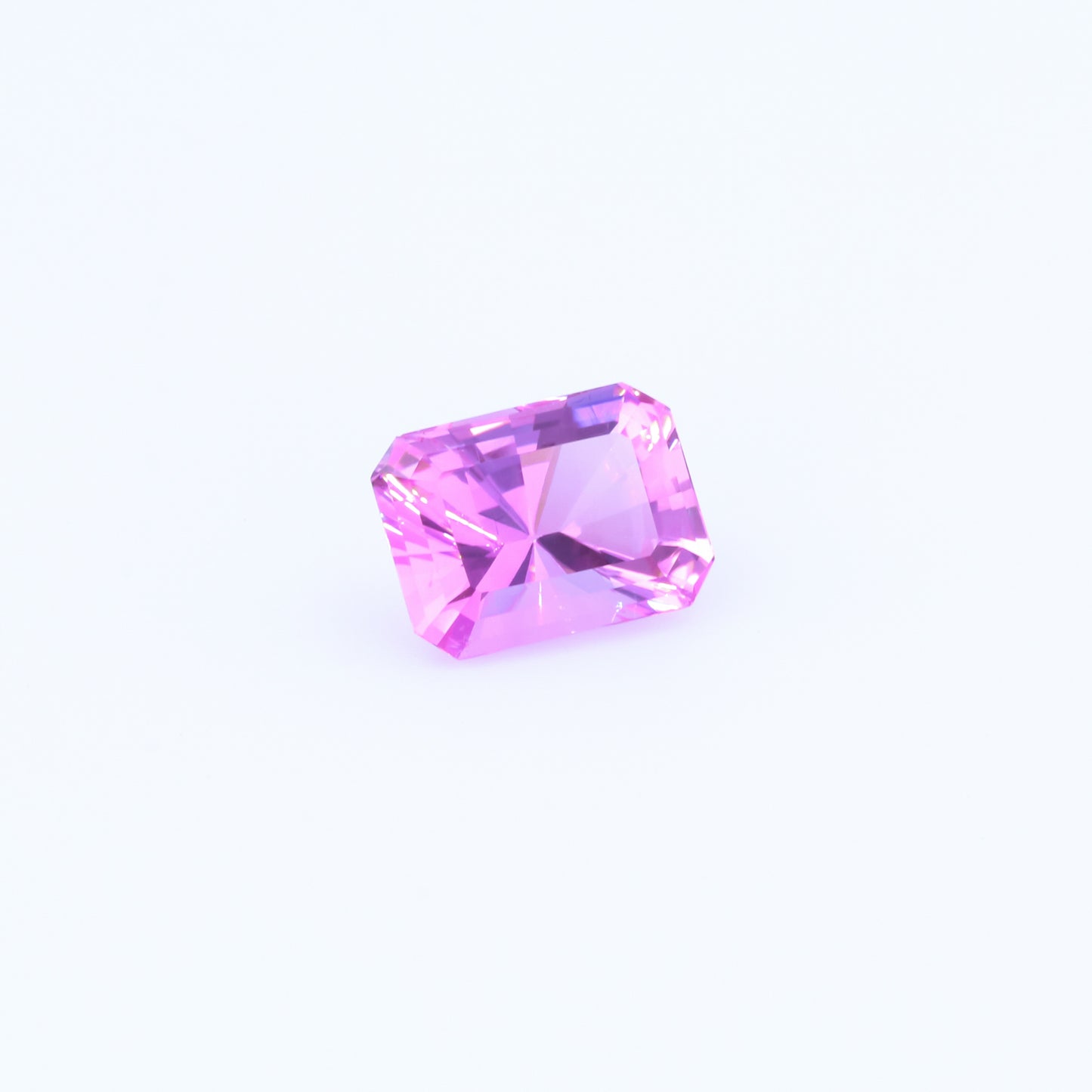 Natural Unheated Purplish Pink Topaz Octagonal Shape 6.19 Carats With GIA Report