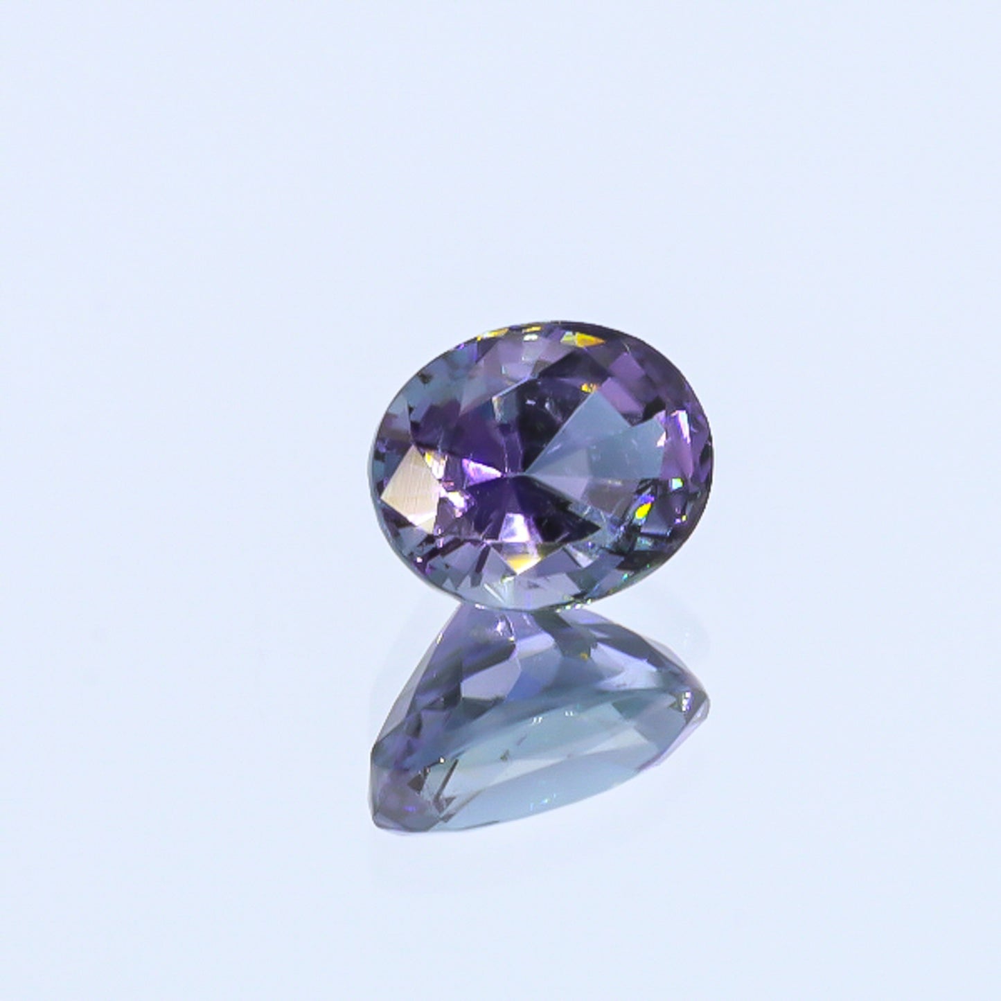 Natural Copper Bearing Tourmaline Purple Changing to Grayish Blue 6.07 Carats With GIA Report